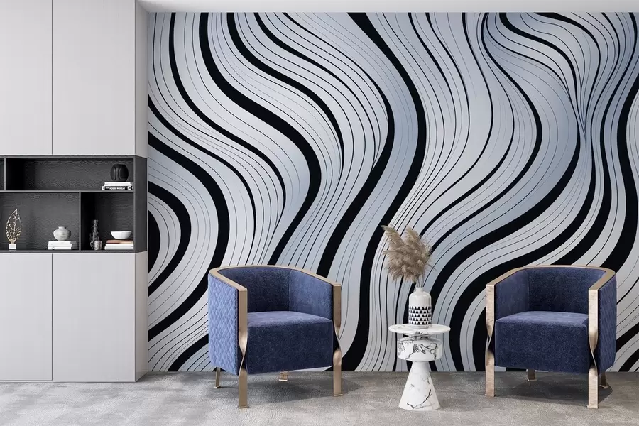 wall murals Апстрактни таласи w04022v1