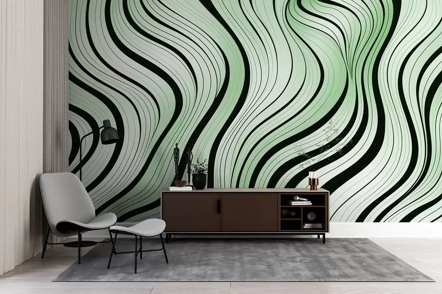 wall murals Апстрактни таласи w04022v3
