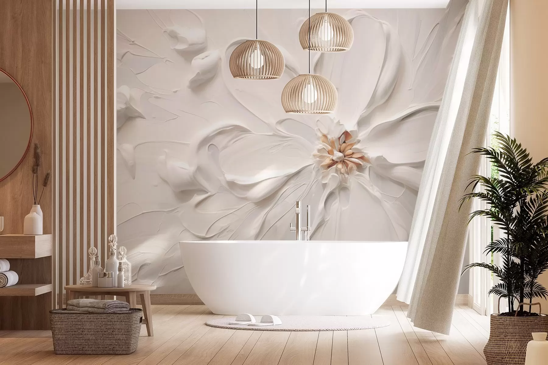 wall murals Велики цвет у топлим нијансама w03953v1
