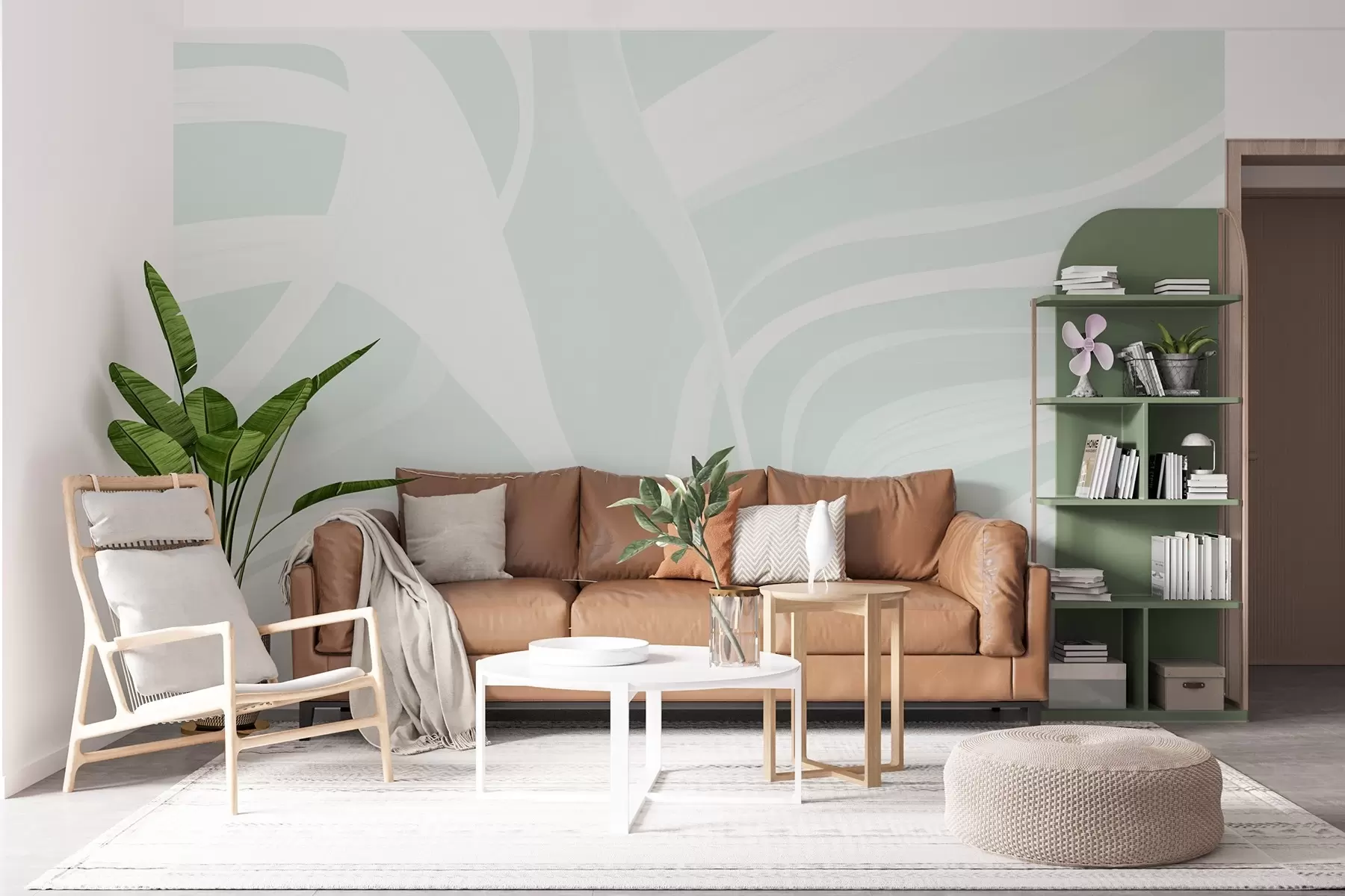 wall murals Меке линије w04041v2