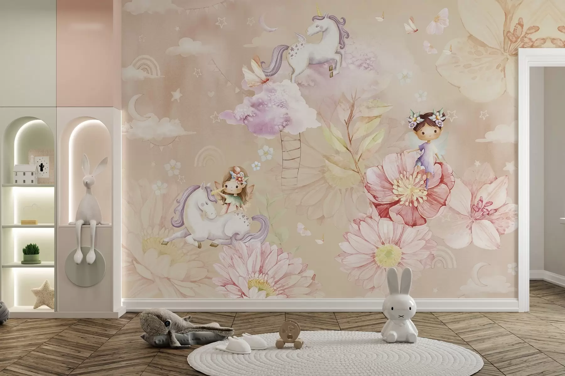 wall murals Виле, виле и једнорог w04051