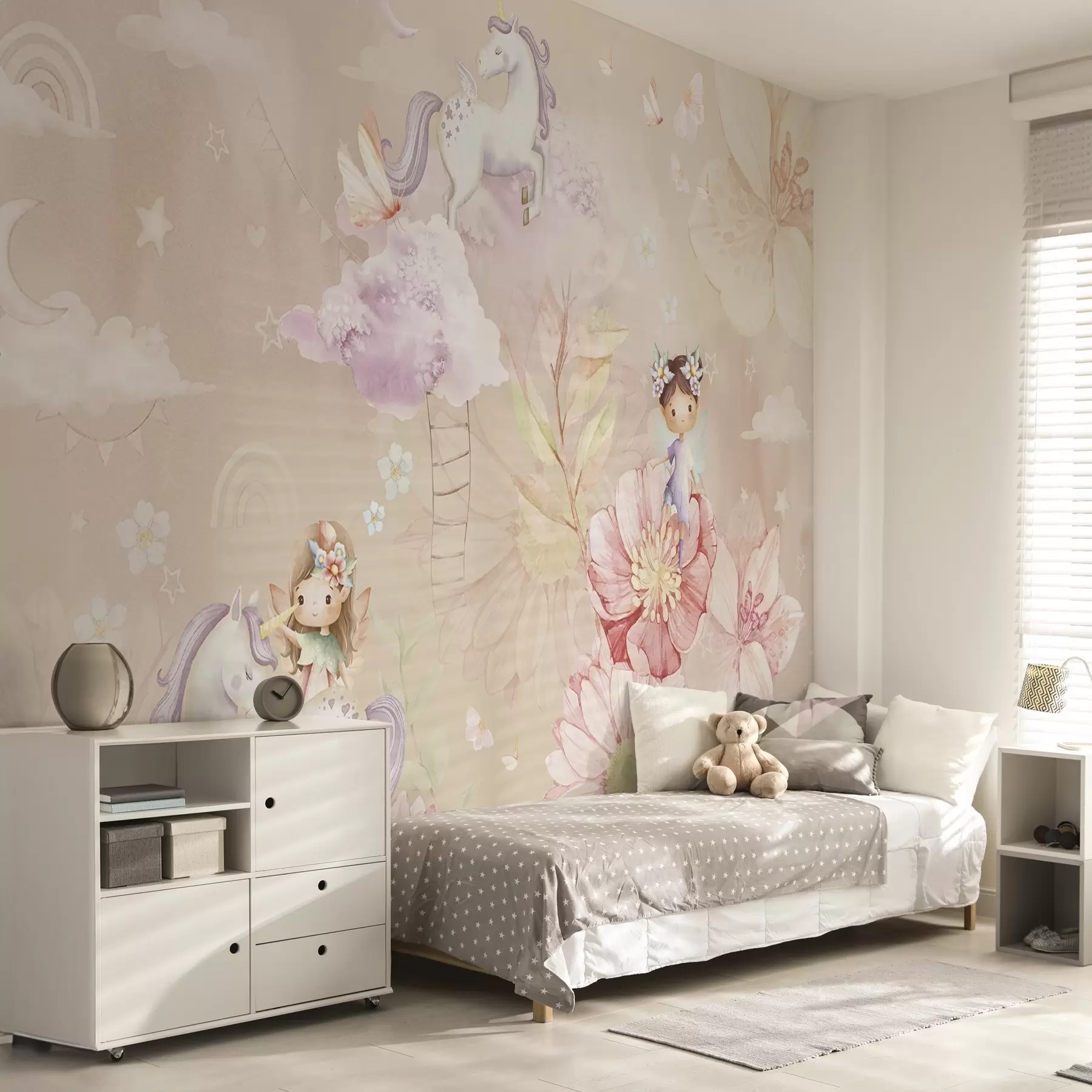wall murals Виле, виле и једнорог w04051