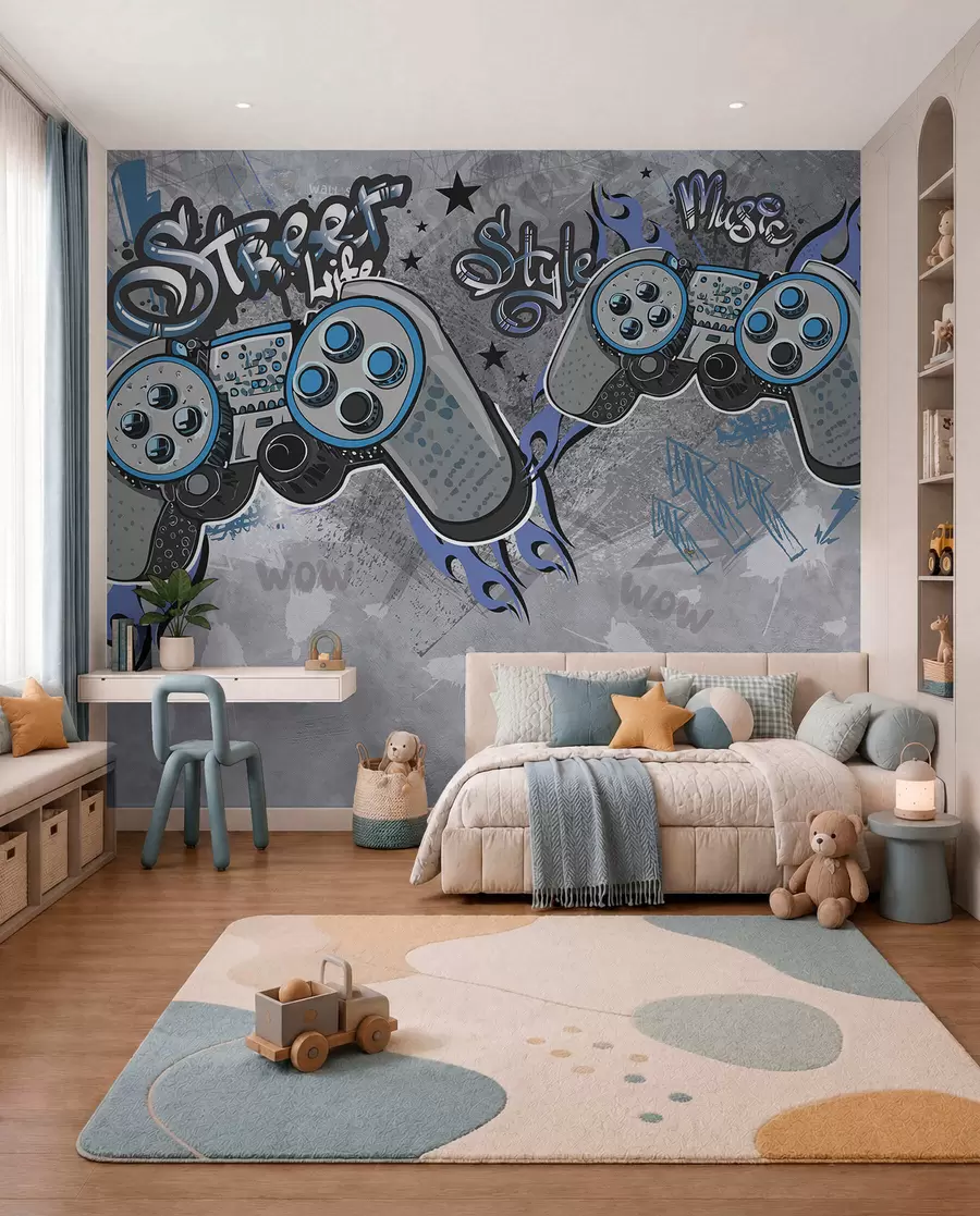 wall murals Kontroleri u street artu w04054