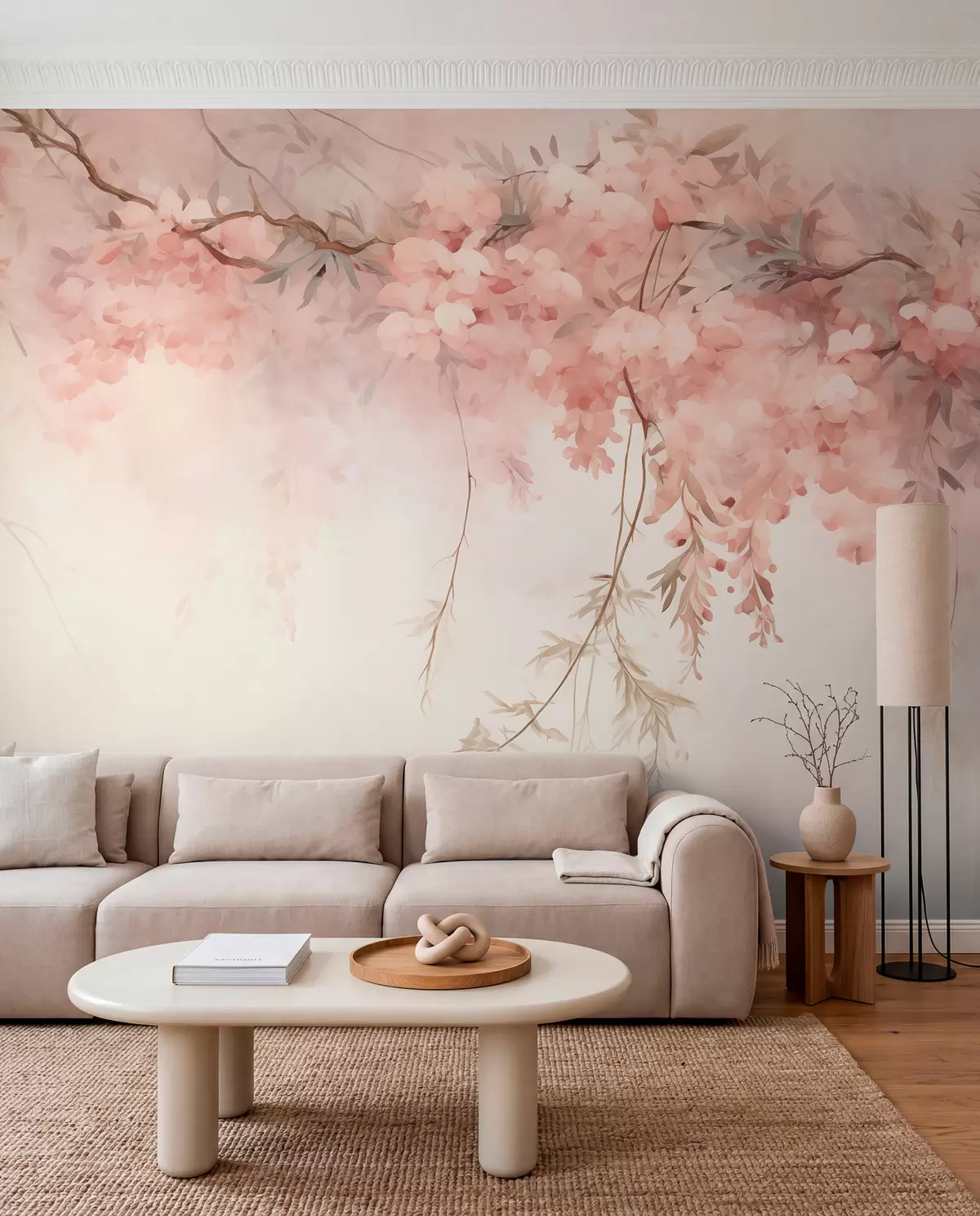 wall murals Svod proljećnih cvjetova w09172