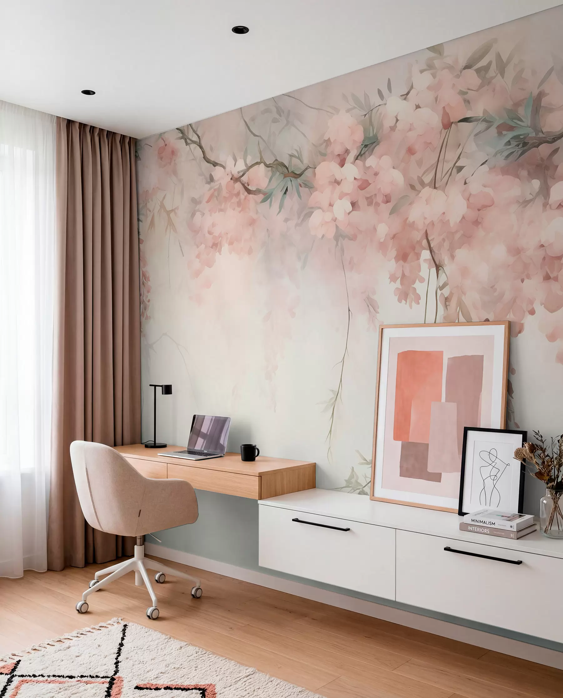 wall murals Пролећна грана w09172v1