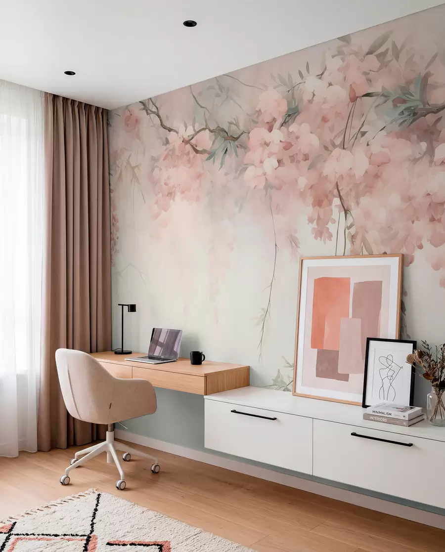 wall murals Пролећна грана w09172v1