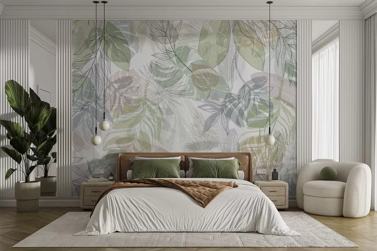 wall murals палмино лишће w04107
