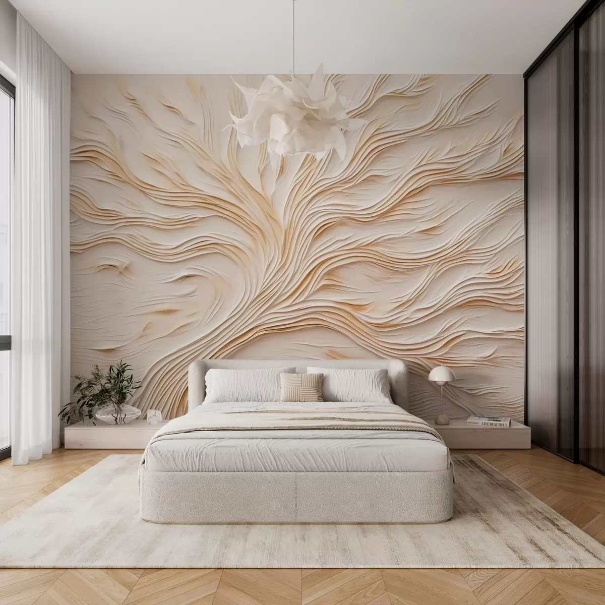wall murals Сликање имитације дрвета w04124