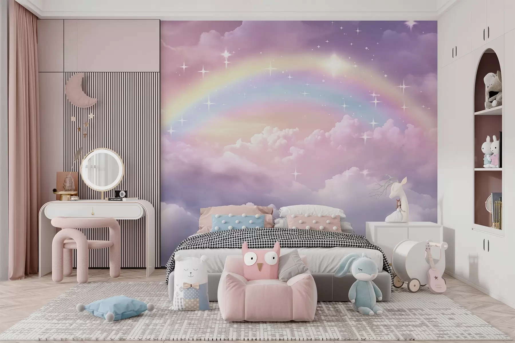 wall murals Дуга у облацима w04146
