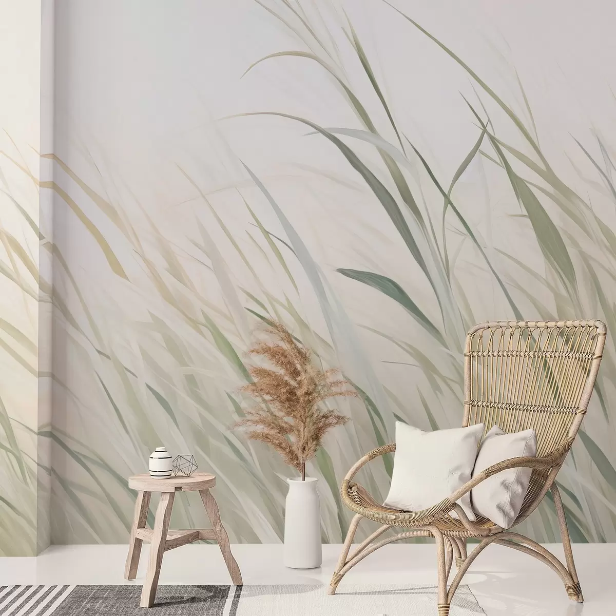 wall murals Сликање имитацијом траве w04175