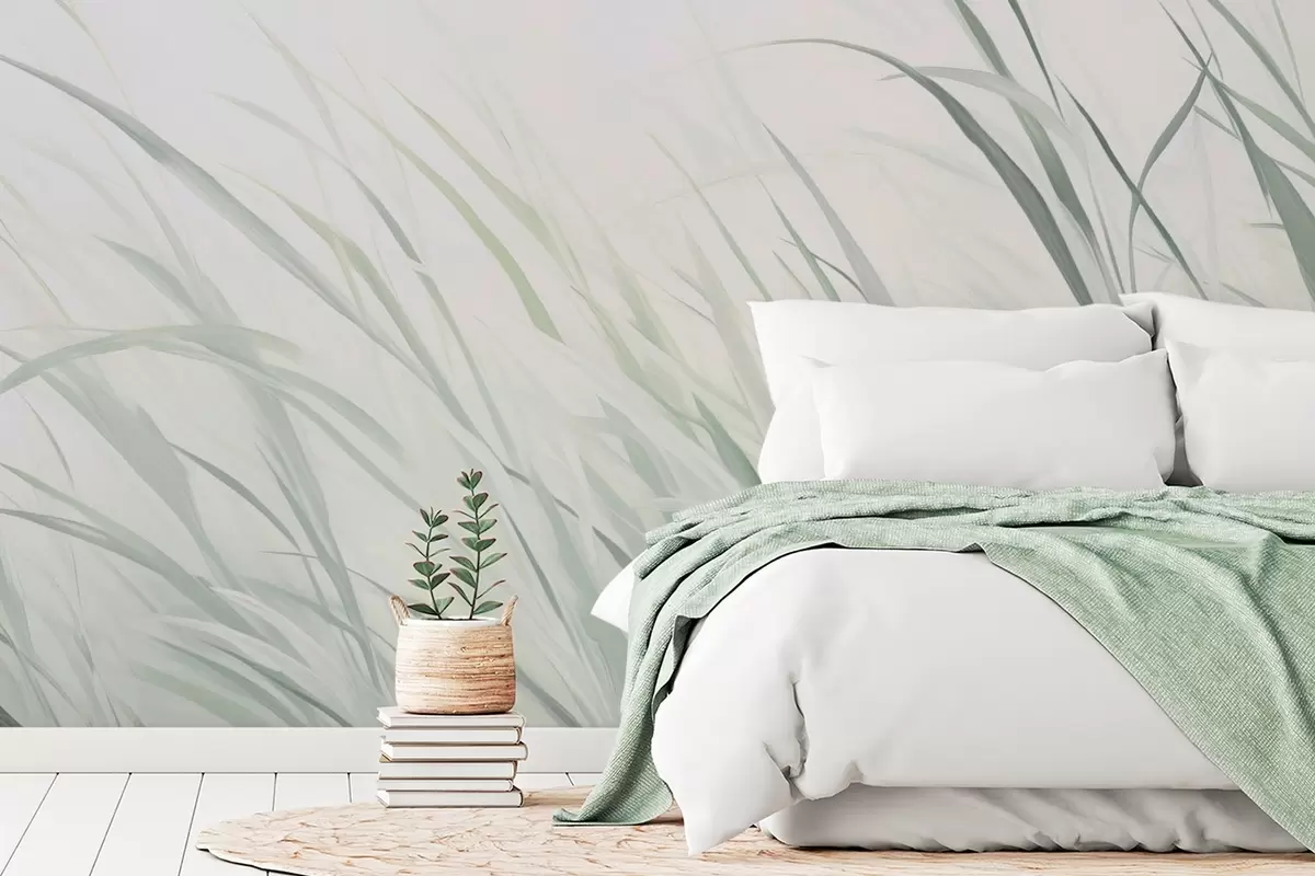 wall murals Сликање имитацијом траве w04175v1