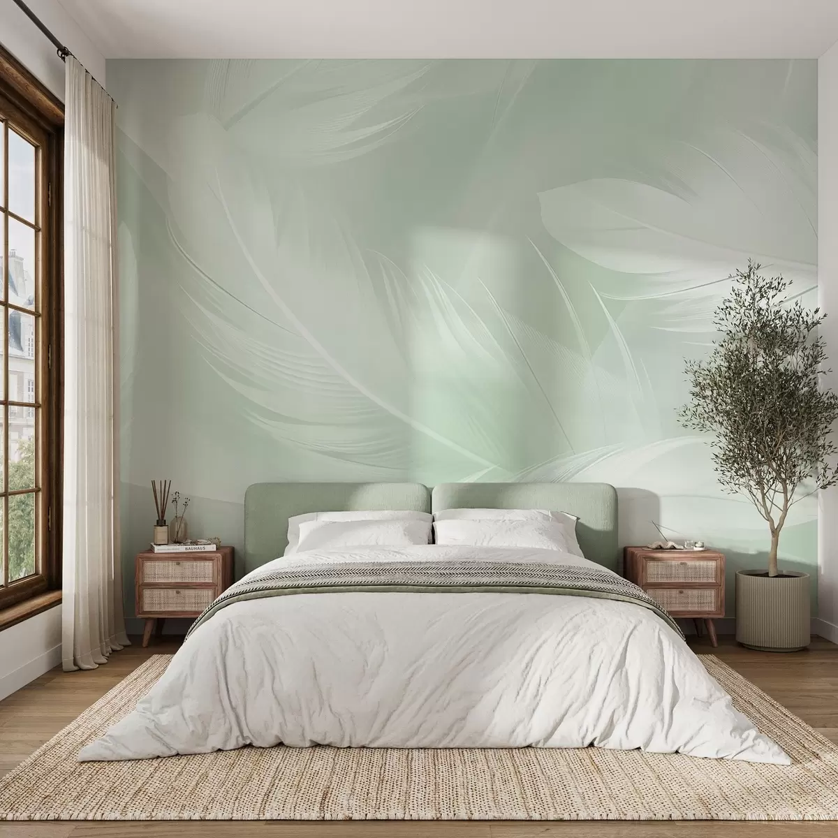 wall murals Перје w04182