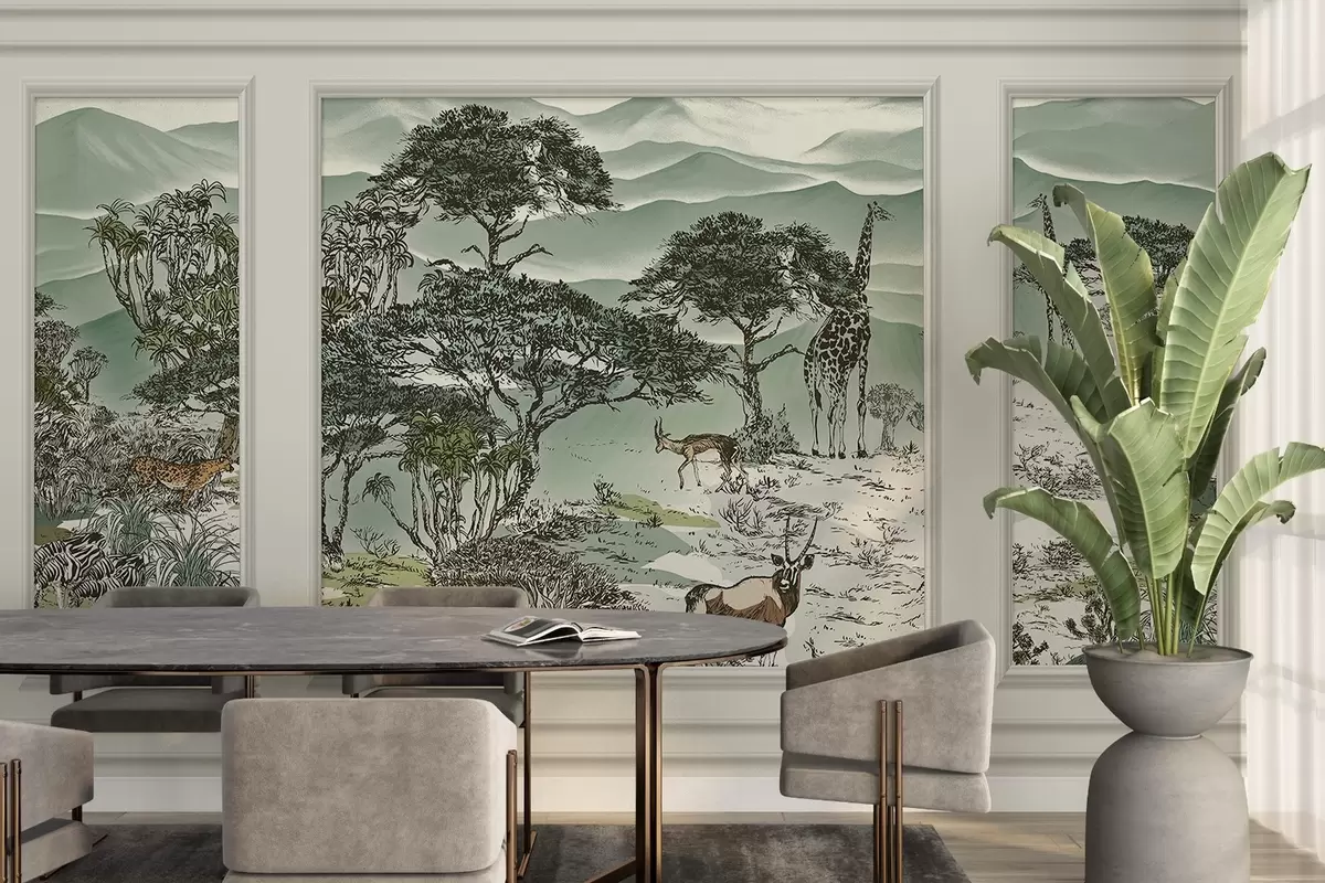 wall murals Афричке животиње w09230