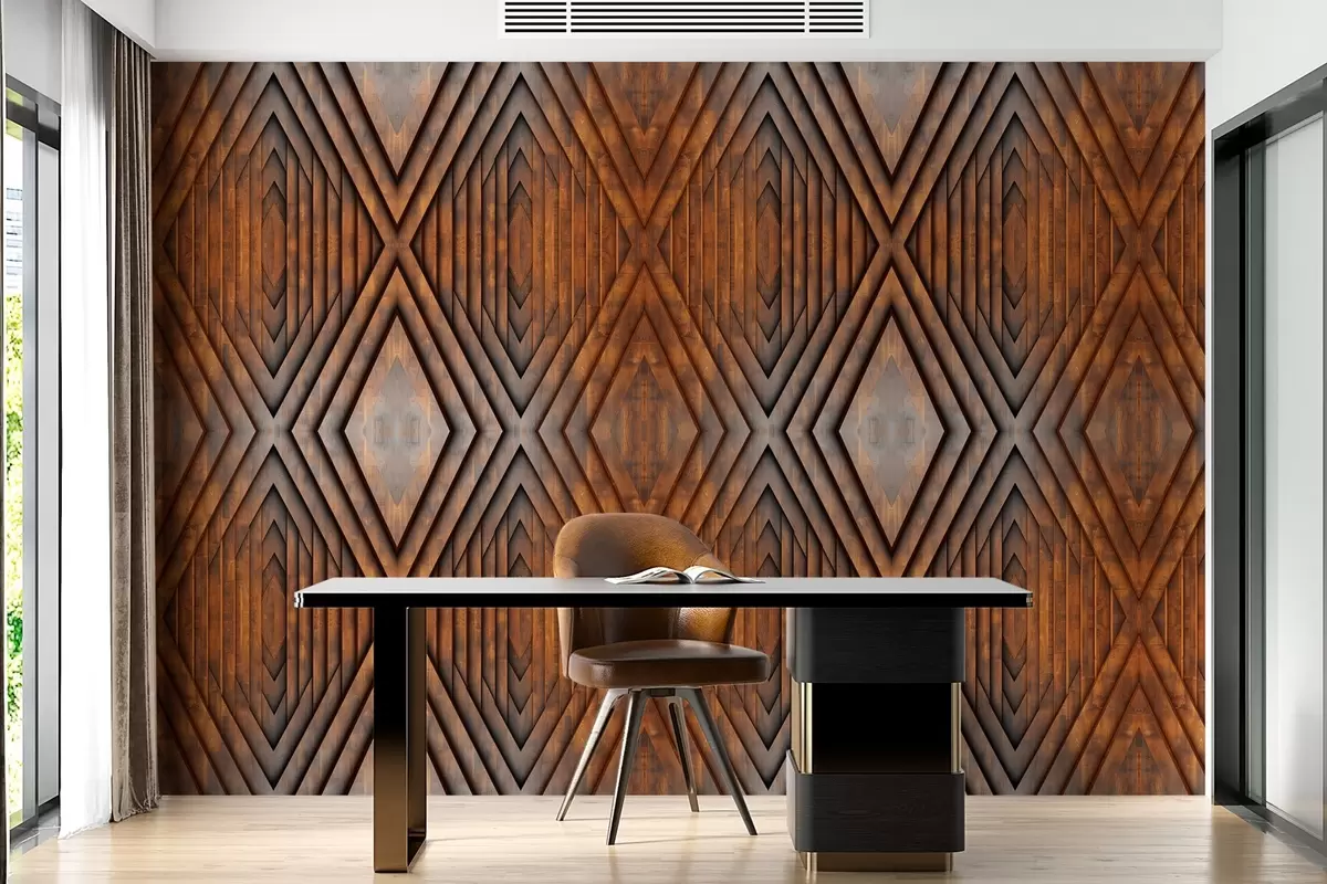 wall murals имитација дрвених панела w04168v1