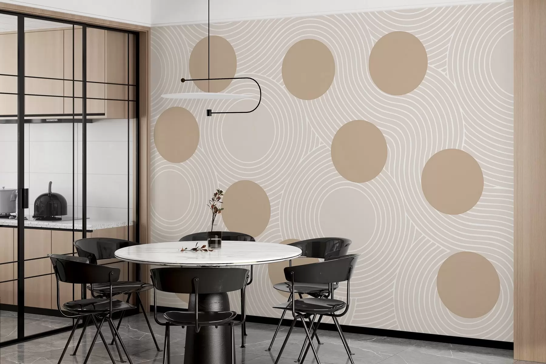 wall murals Геометријска хармонија w04185
