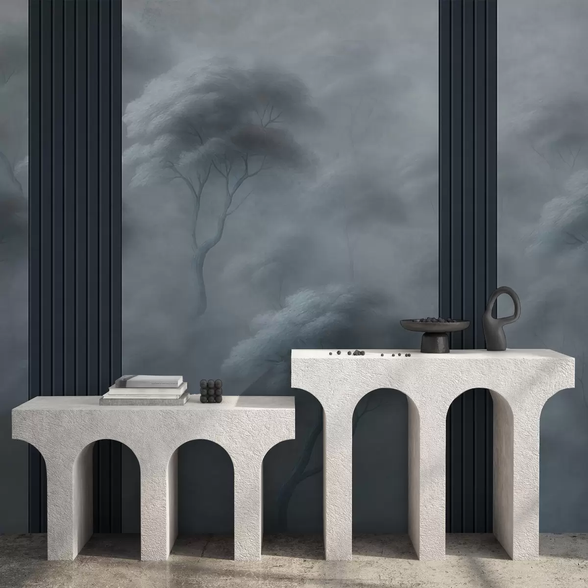 wall murals Шума сусреће панелну уметност w04187v2