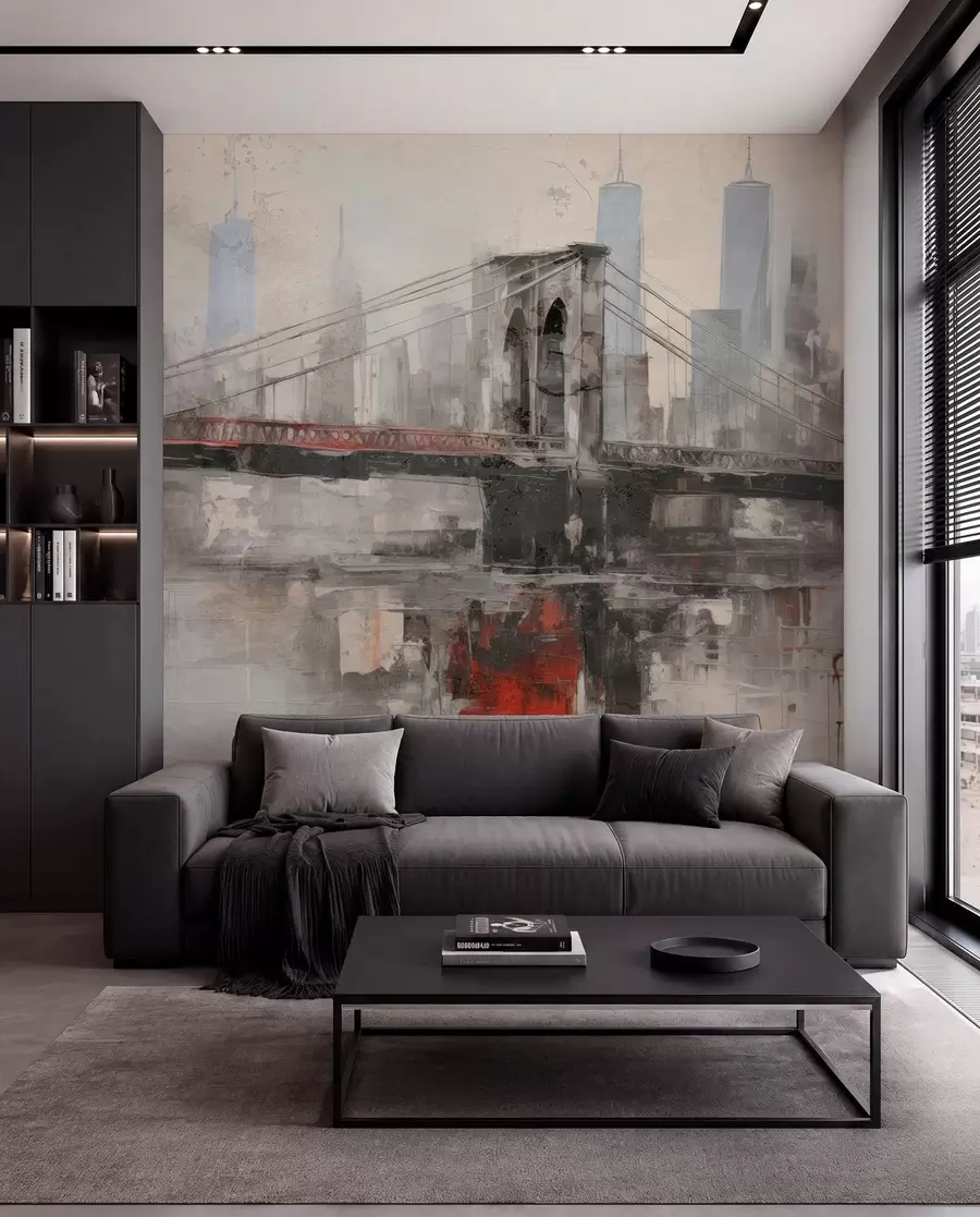 wall murals Урбани поткровни пејзаж w04192