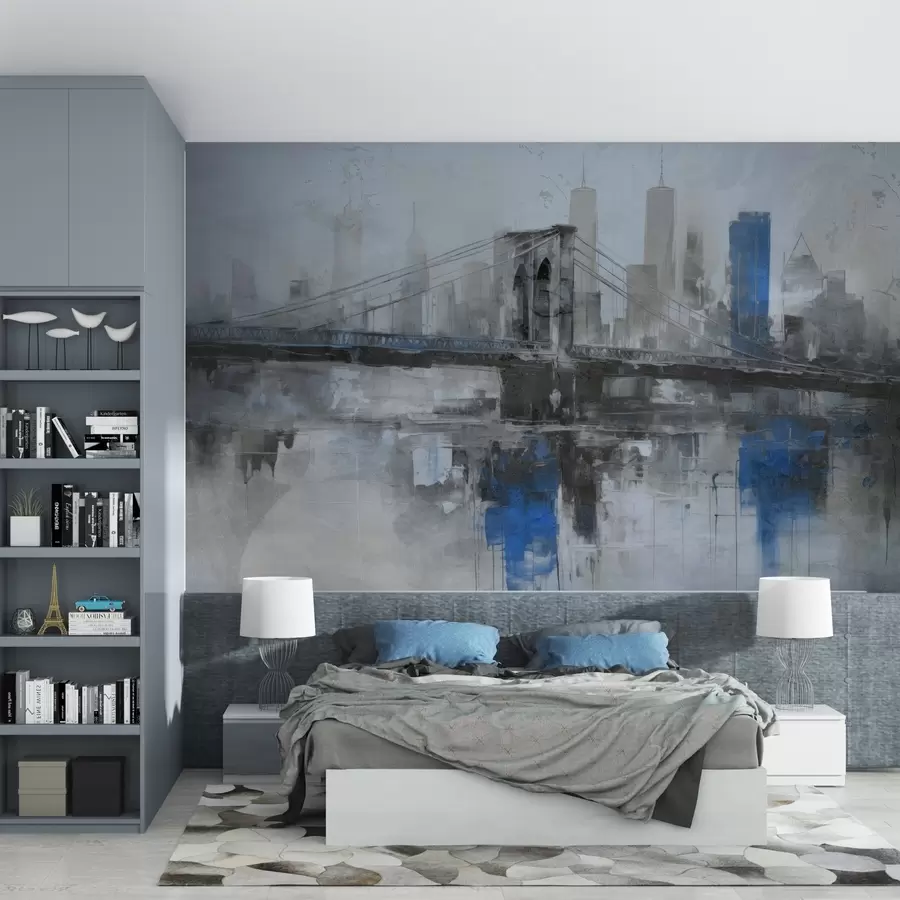 wall murals Урбани поткровни пејзаж w04192v1