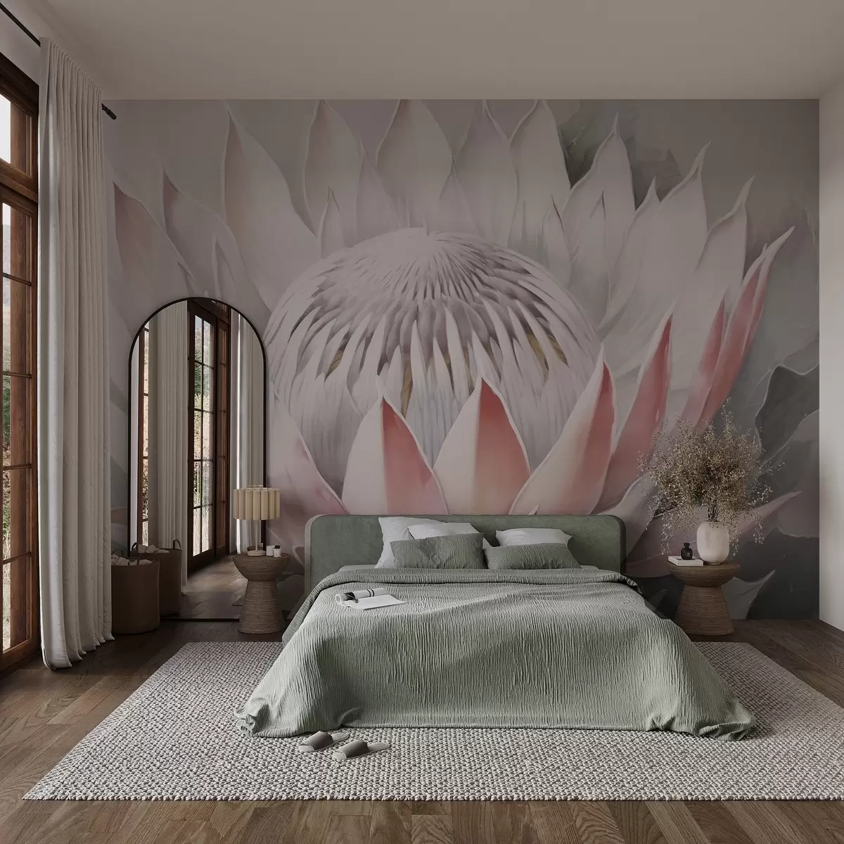 wall murals Велика протеа w04241