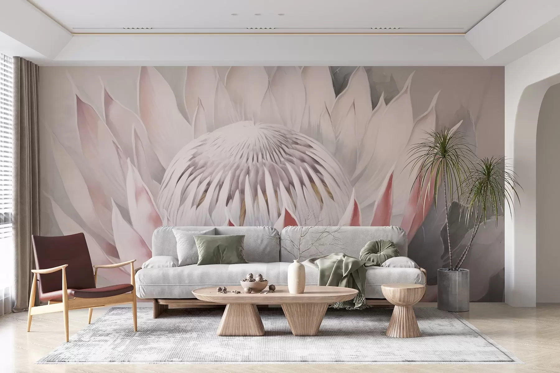 wall murals Велика протеа w04241