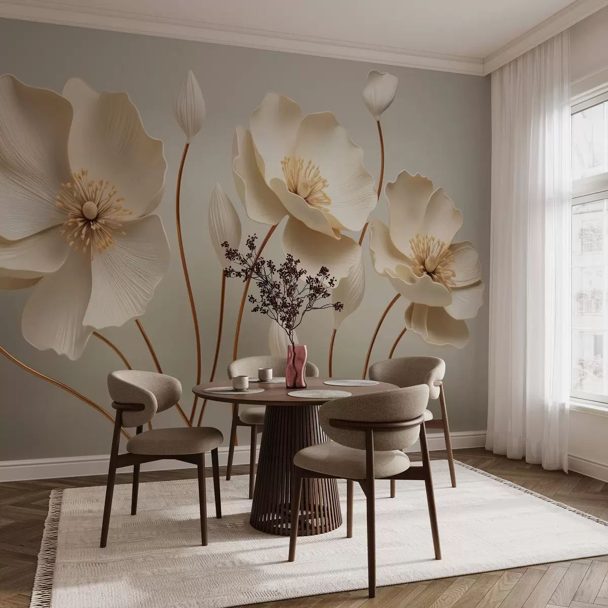 wall murals Грациозно цвеће w04248