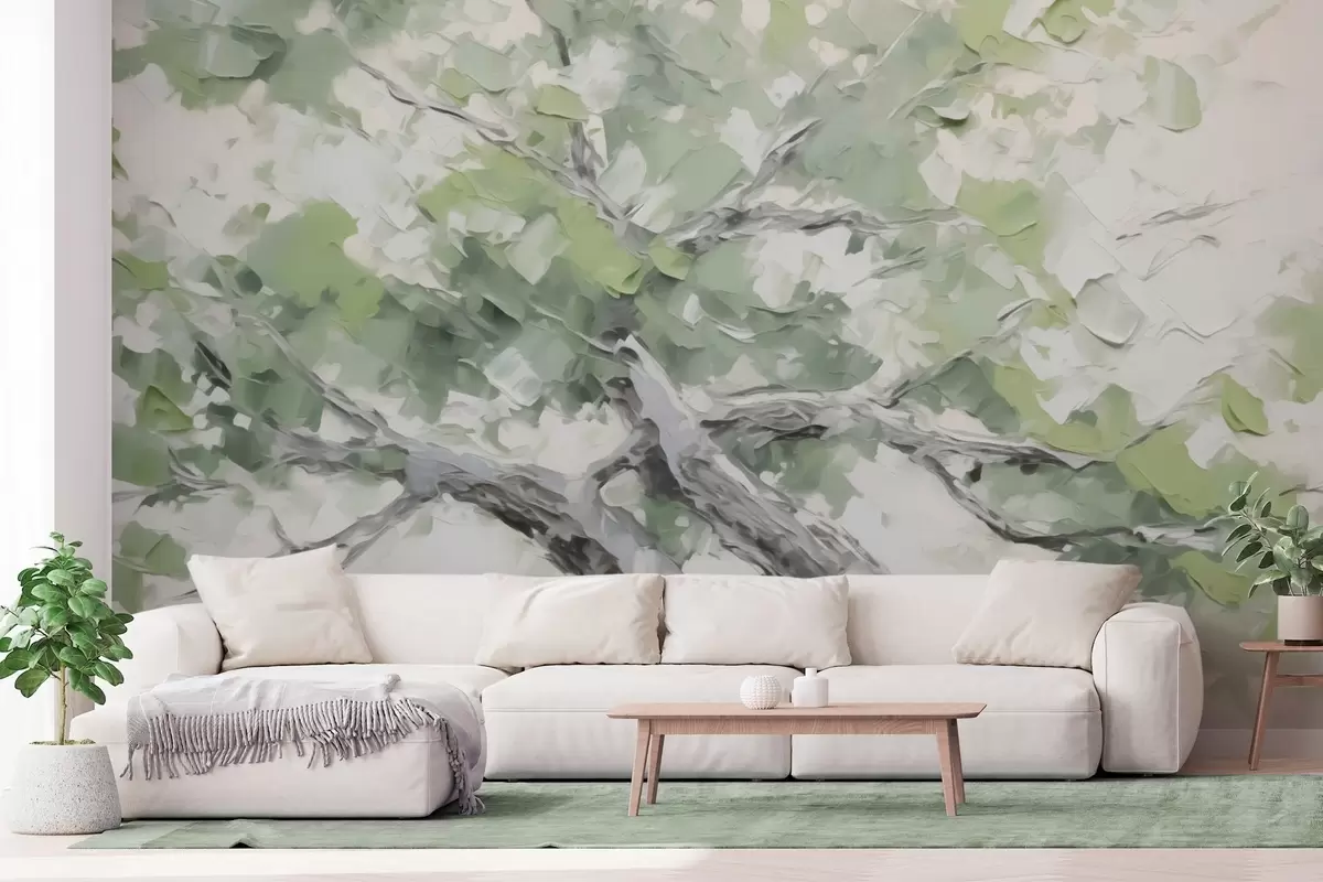 wall murals Сликање имитације дрвета w04292