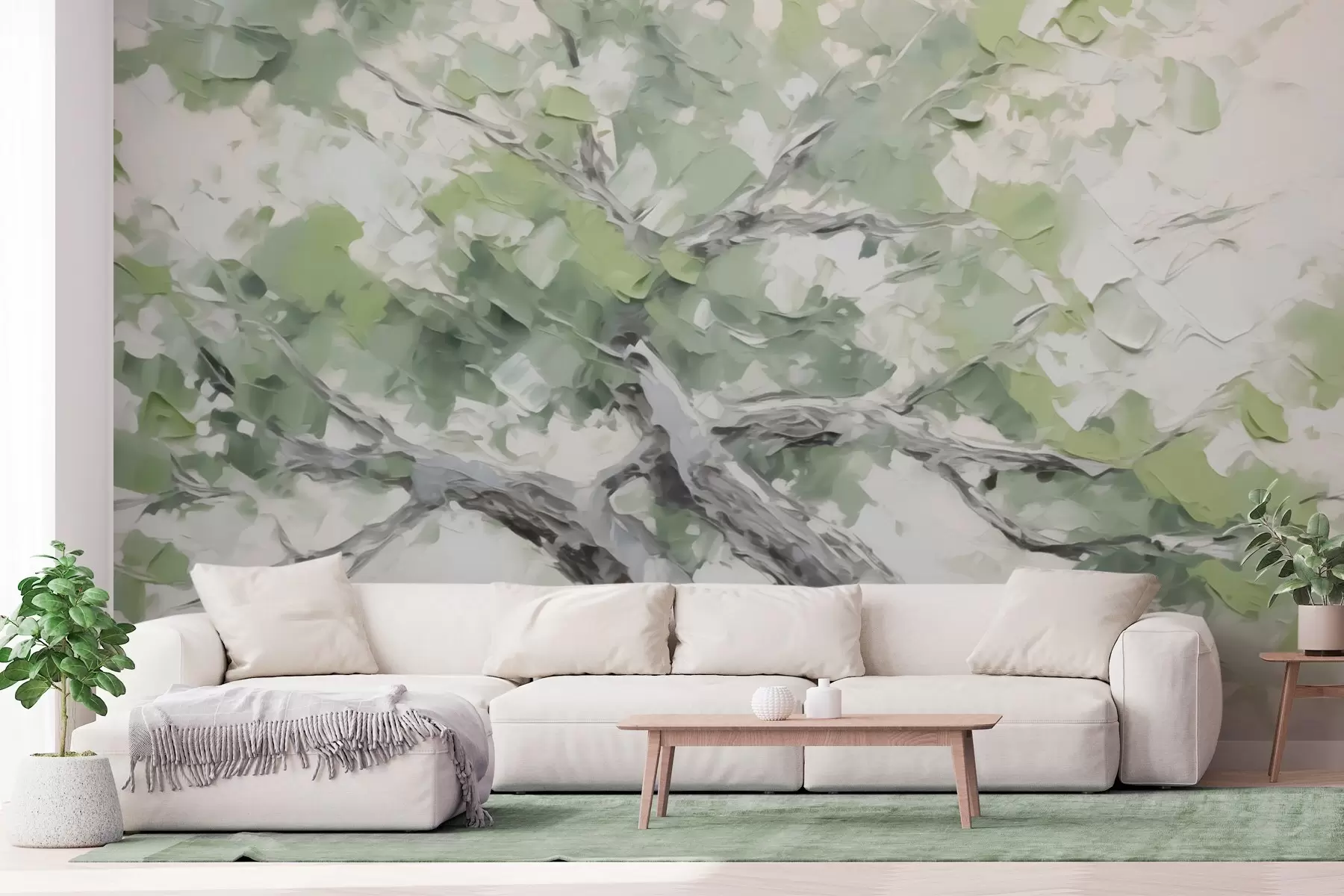 wall murals Сликање имитације дрвета w04292