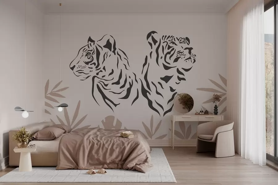 wall murals Тигрови w04294