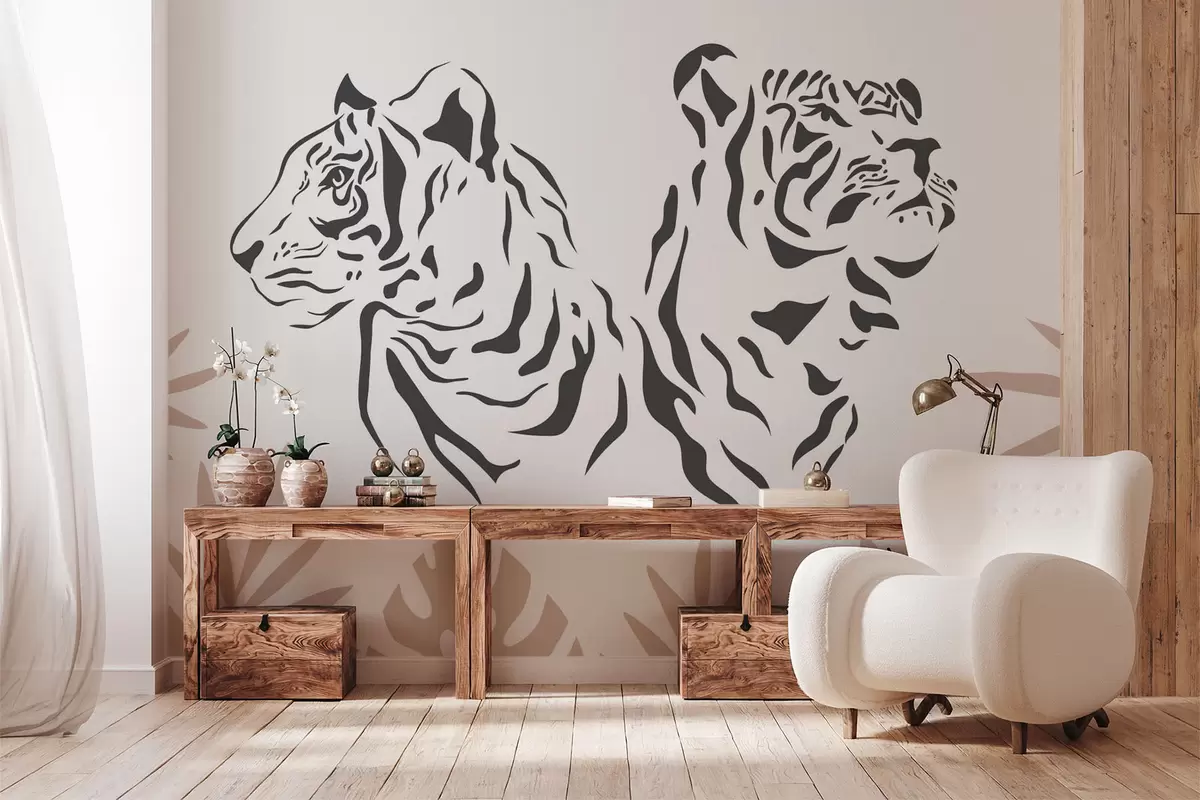 wall murals Тигрови w04294