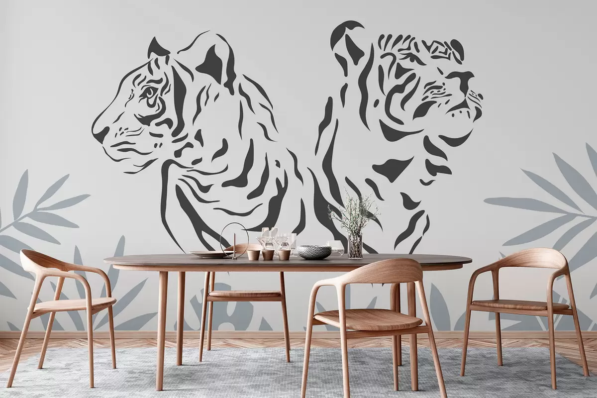 wall murals Тигрови w04294v1
