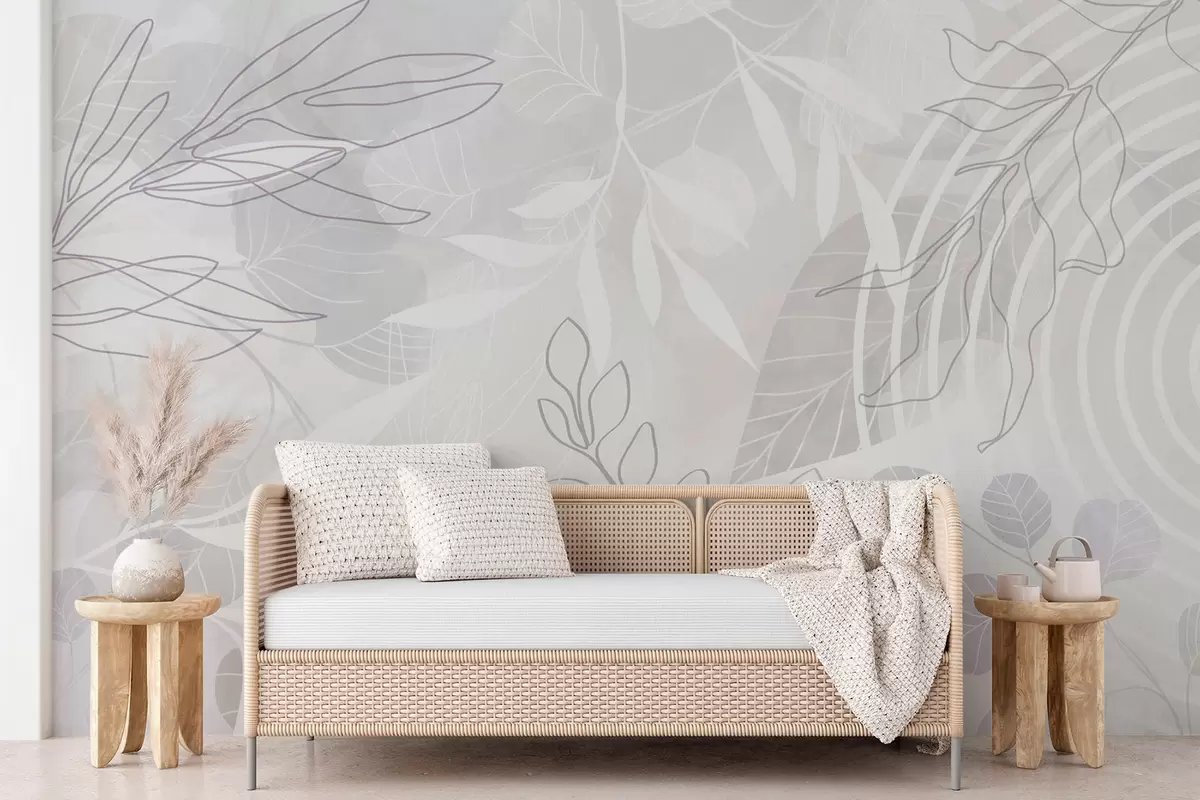 wall murals Апстракција биљака w04297v1