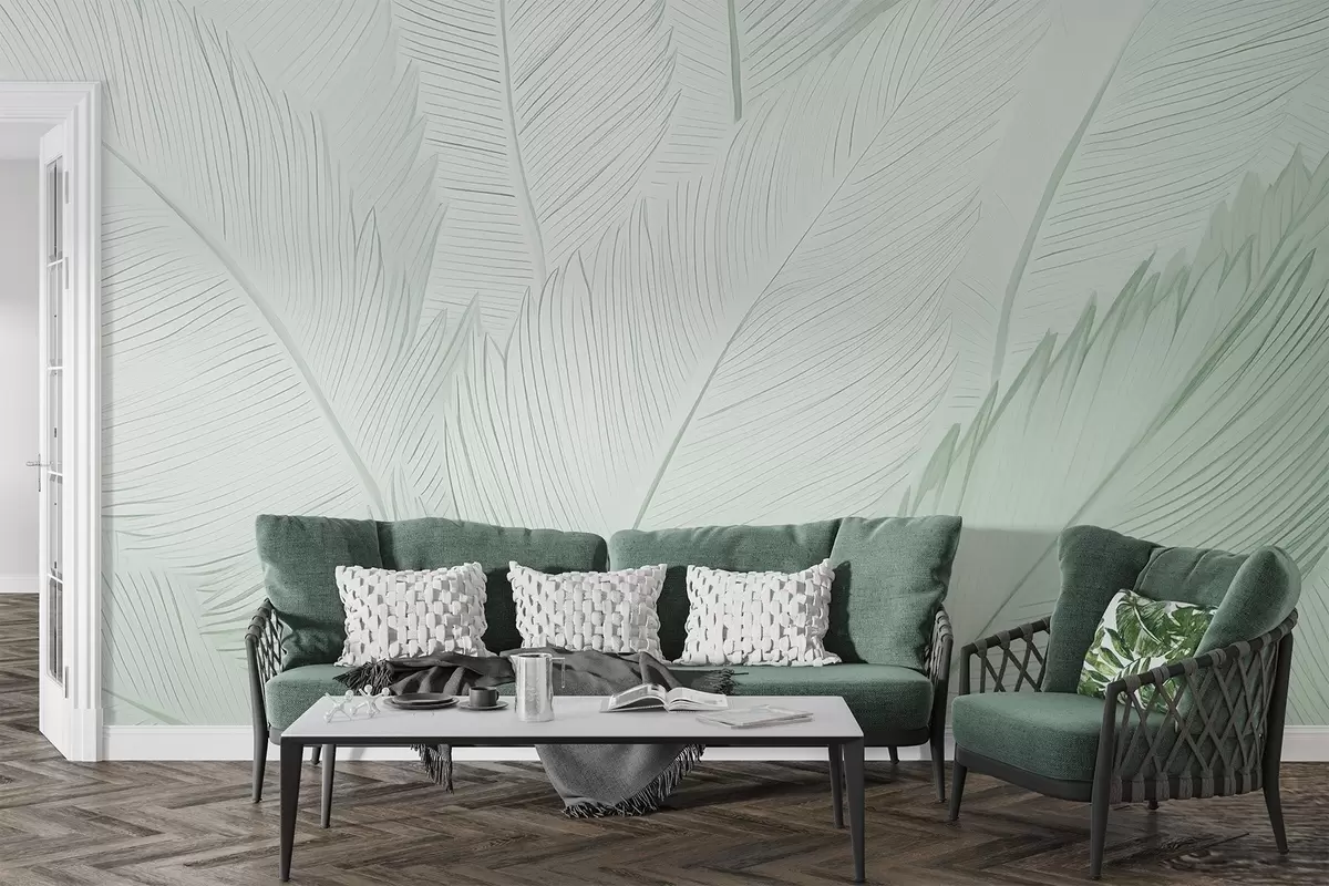 wall murals Пахуљасто перје w04289v3