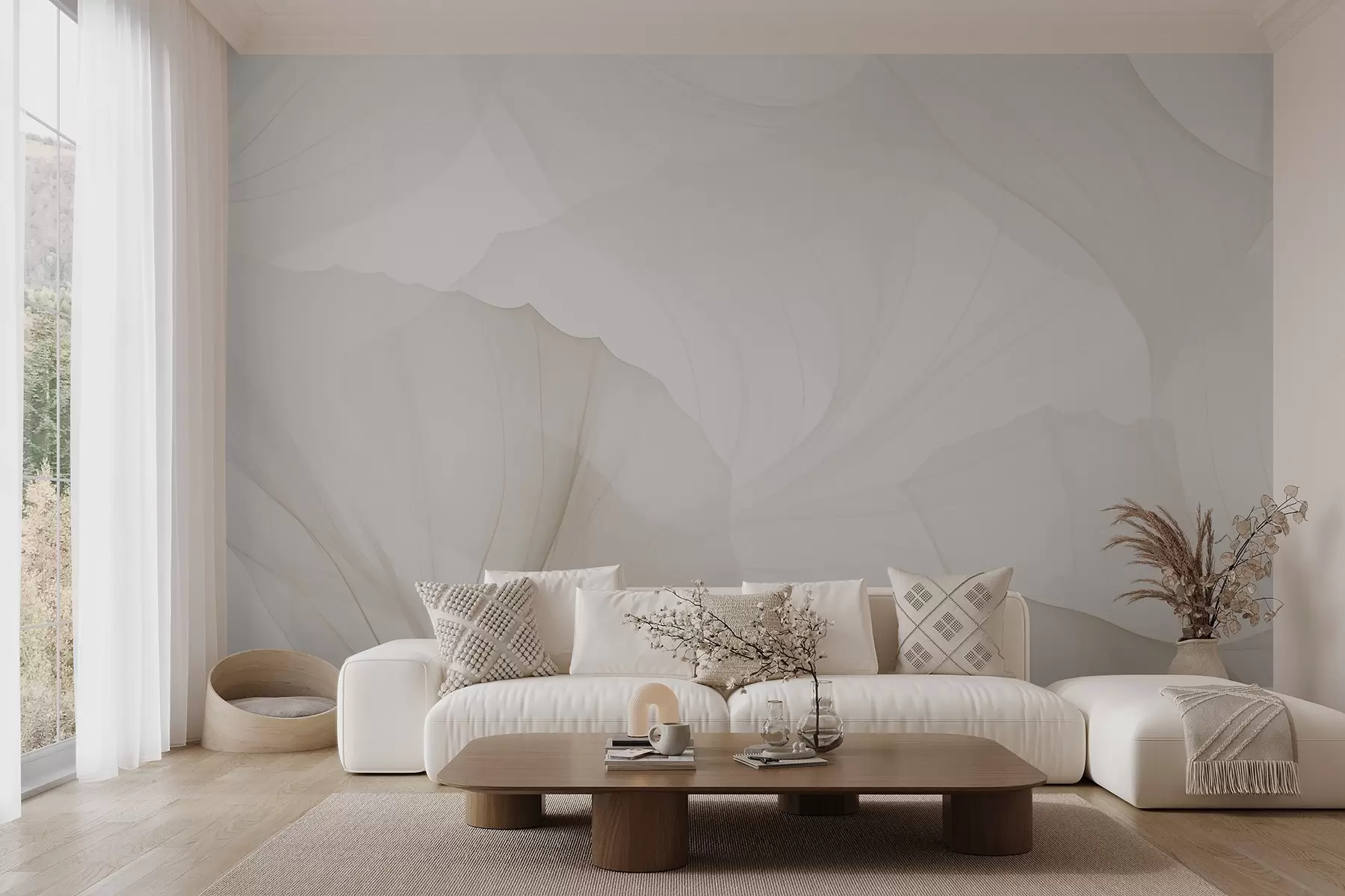 wall murals Прозирне латице w04290