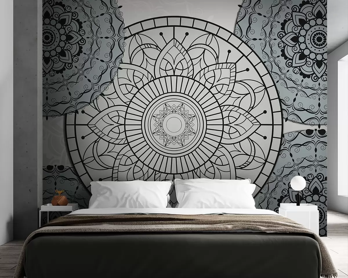 wall murals Мандала у светлим тоновима w09182