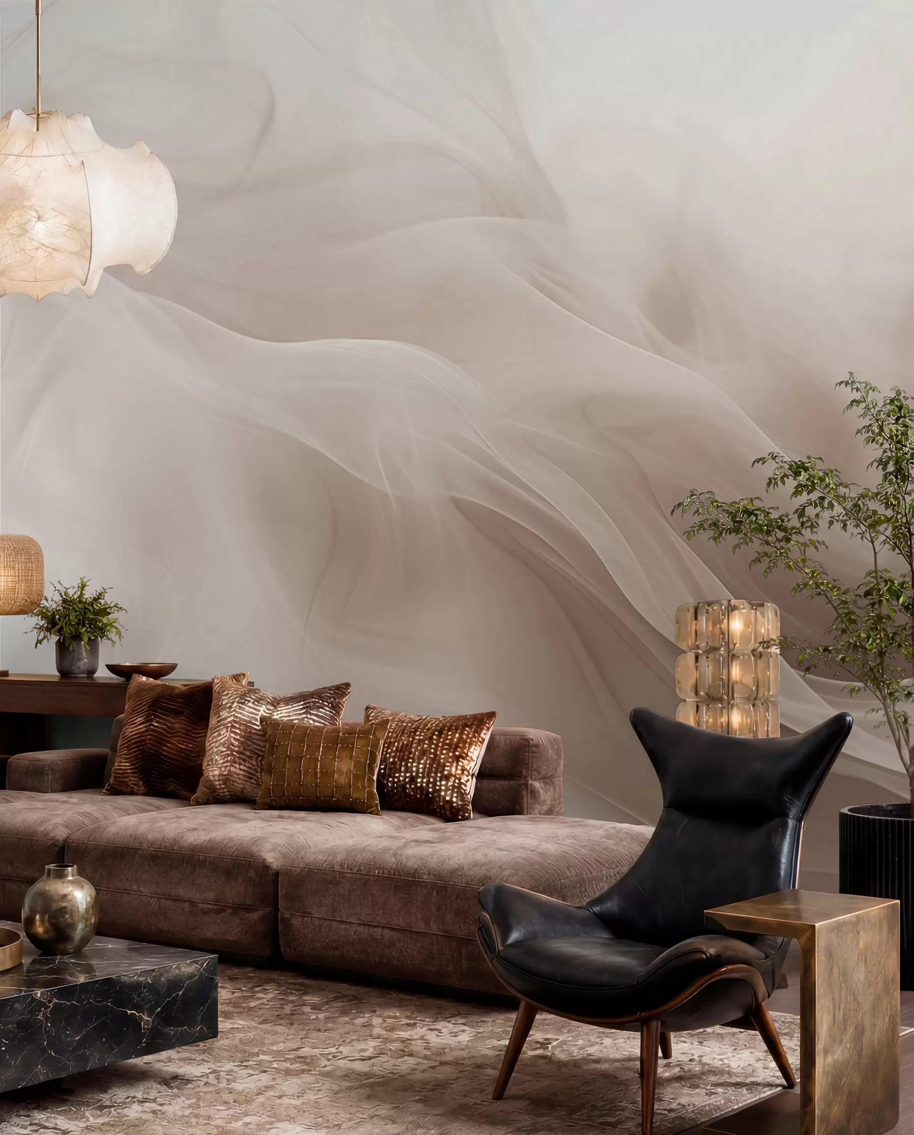 wall murals Pesak u pokretu w09273v1