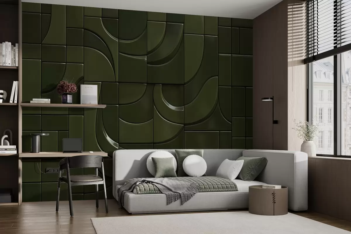 wall murals Имитација сјајних панела w04325
