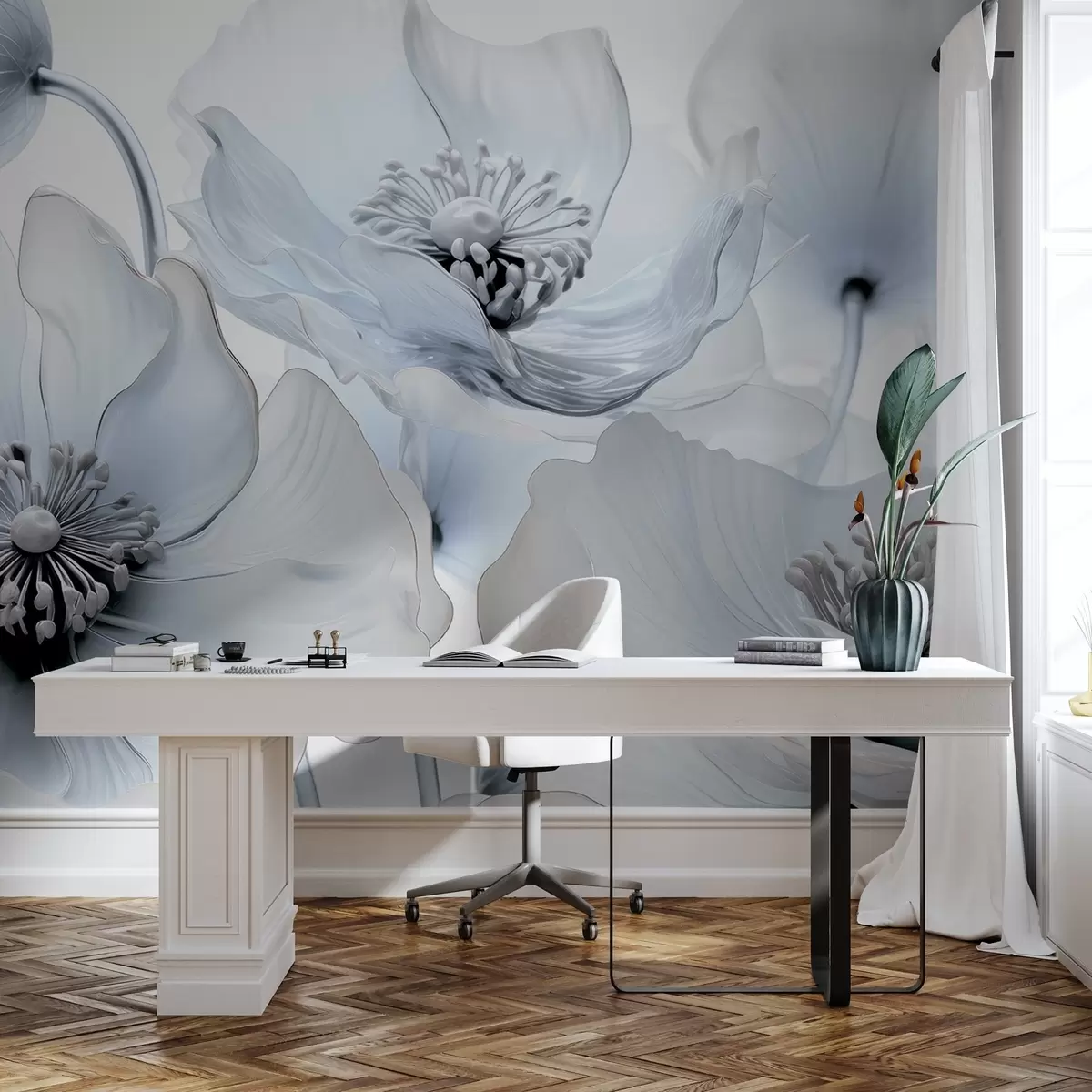wall murals Ваздушна флора w04328v2
