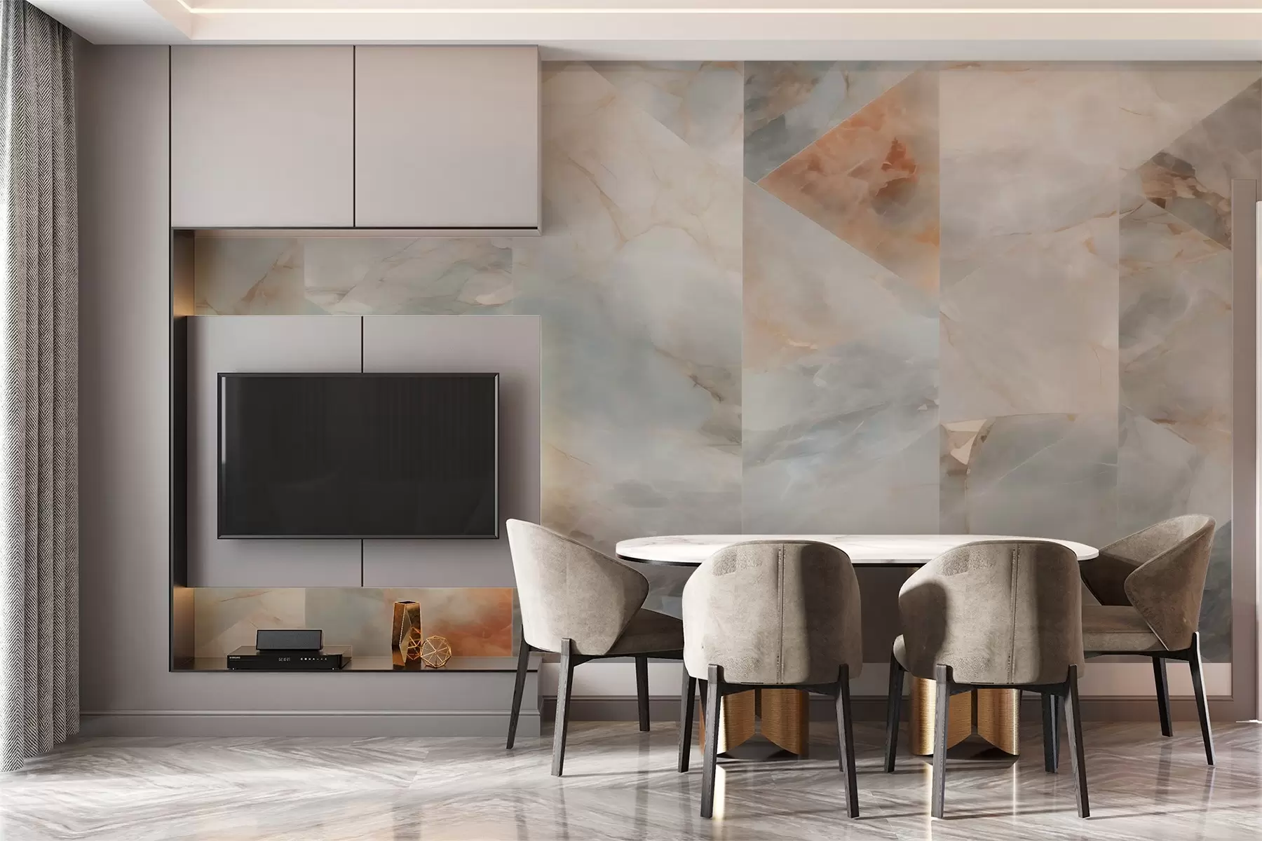 wall murals Имитација мермера w04353