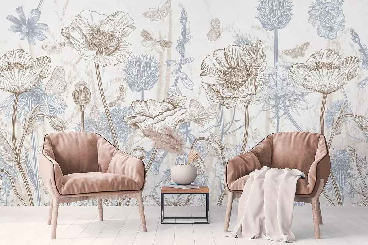 wall murals Дивље цвеће w04360