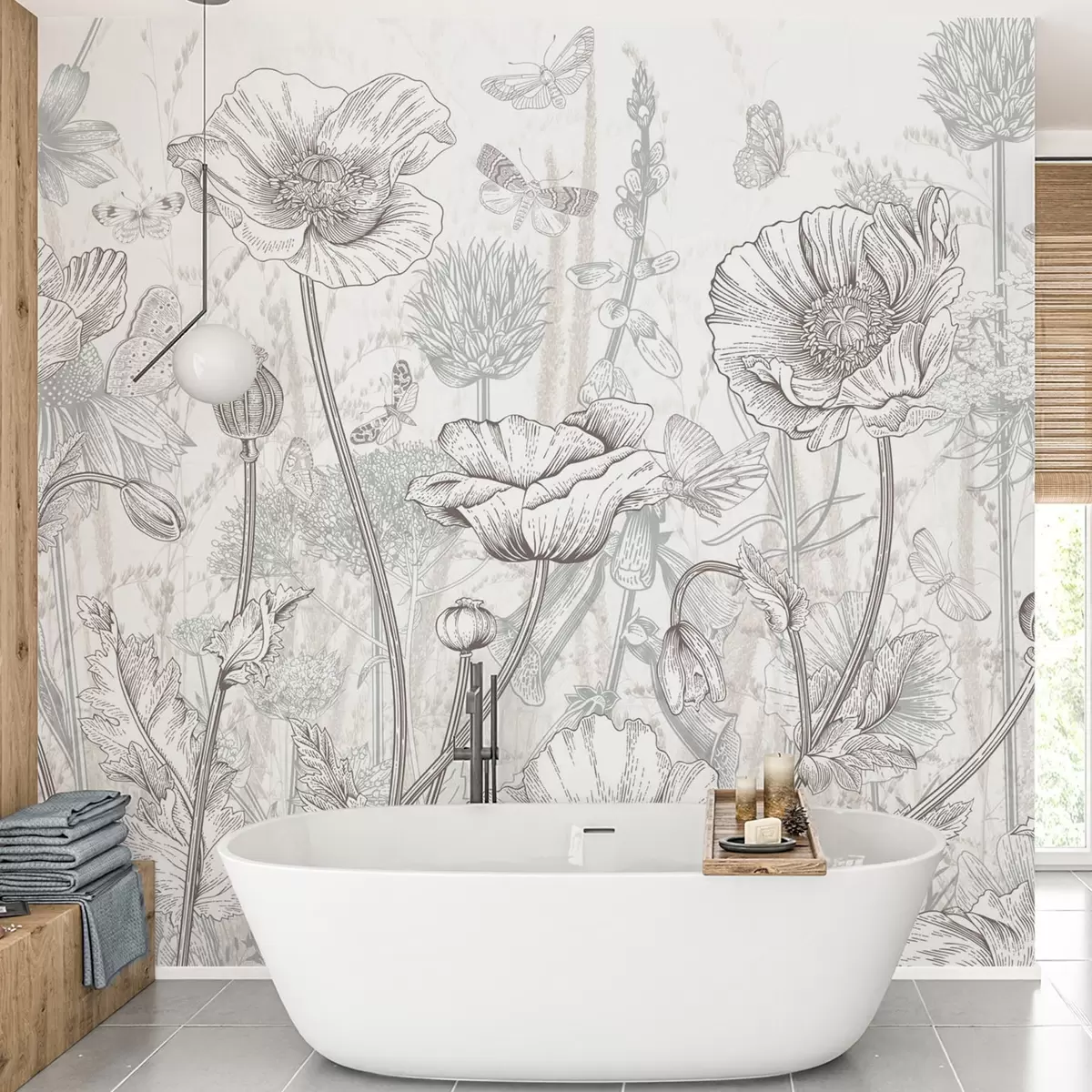 wall murals Дивље цвеће w04360v1