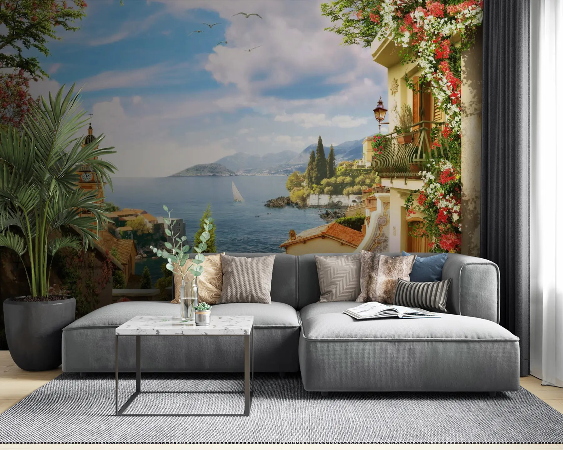 wall murals Вода, биљци Е Цлоуд u68056