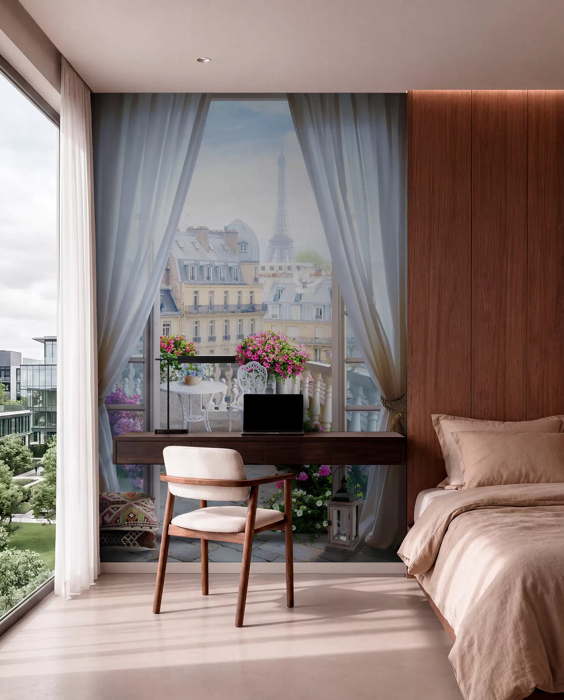 wall murals Pariski balkon u79425
