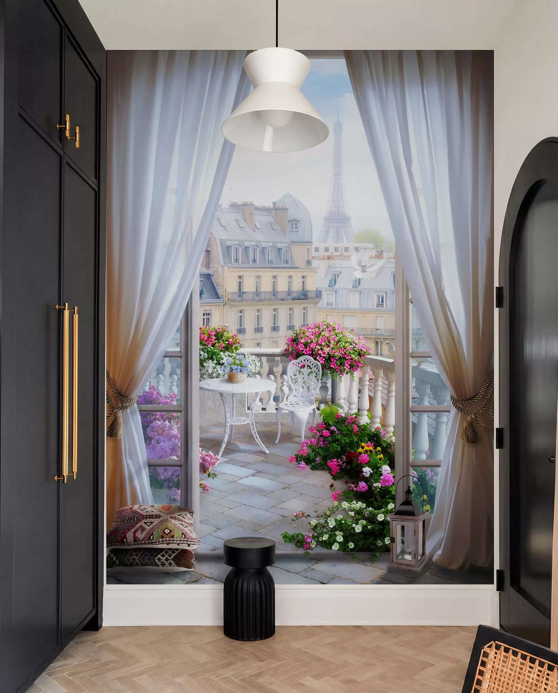 wall murals Pariski balkon u79425