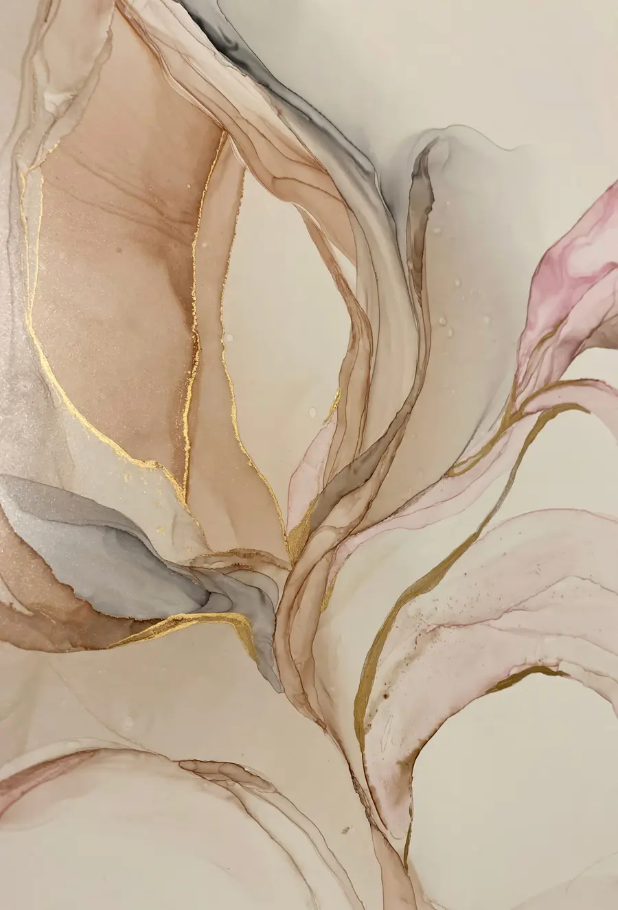 wall murals Течне боје, мермерни ефекат u71828