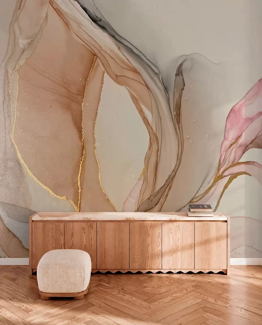 wall murals Течне боје, мермерни ефекат u71828