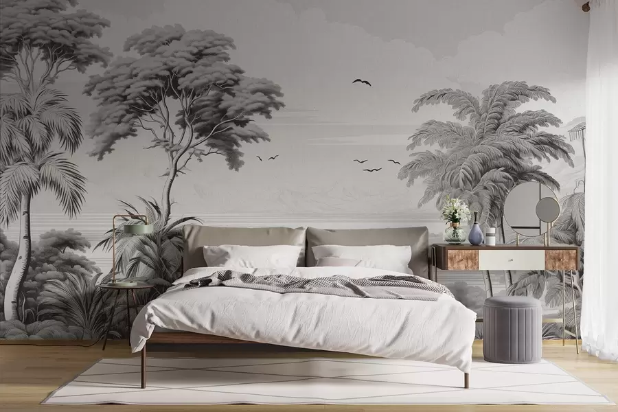 wall murals Дрвеће на хоризонту w04363v1