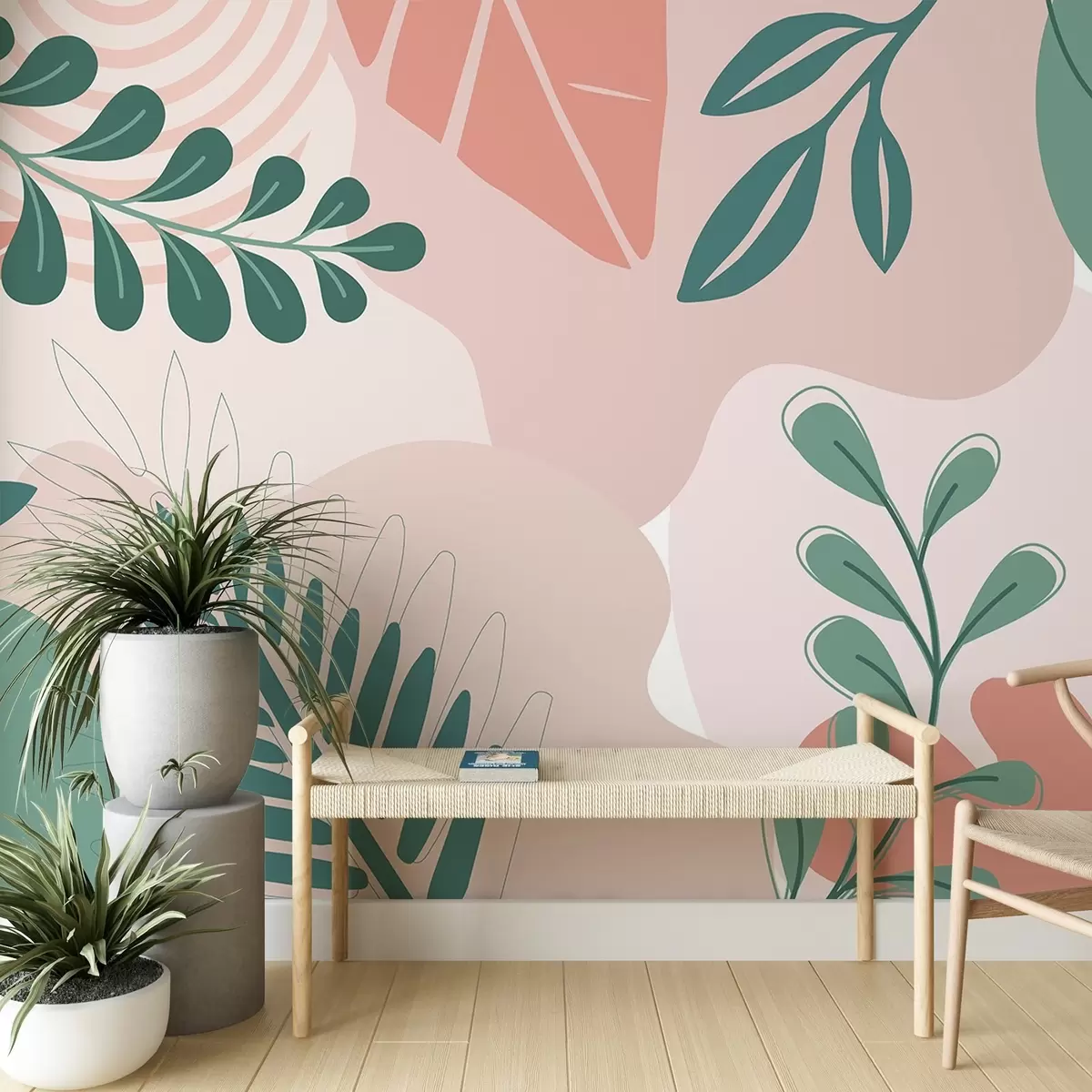 wall murals Апстракција, лишће w04366
