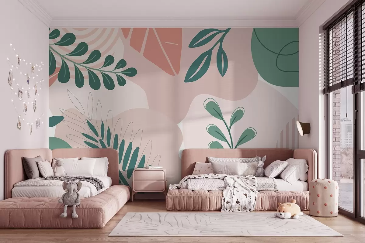 wall murals Апстракција, лишће w04366