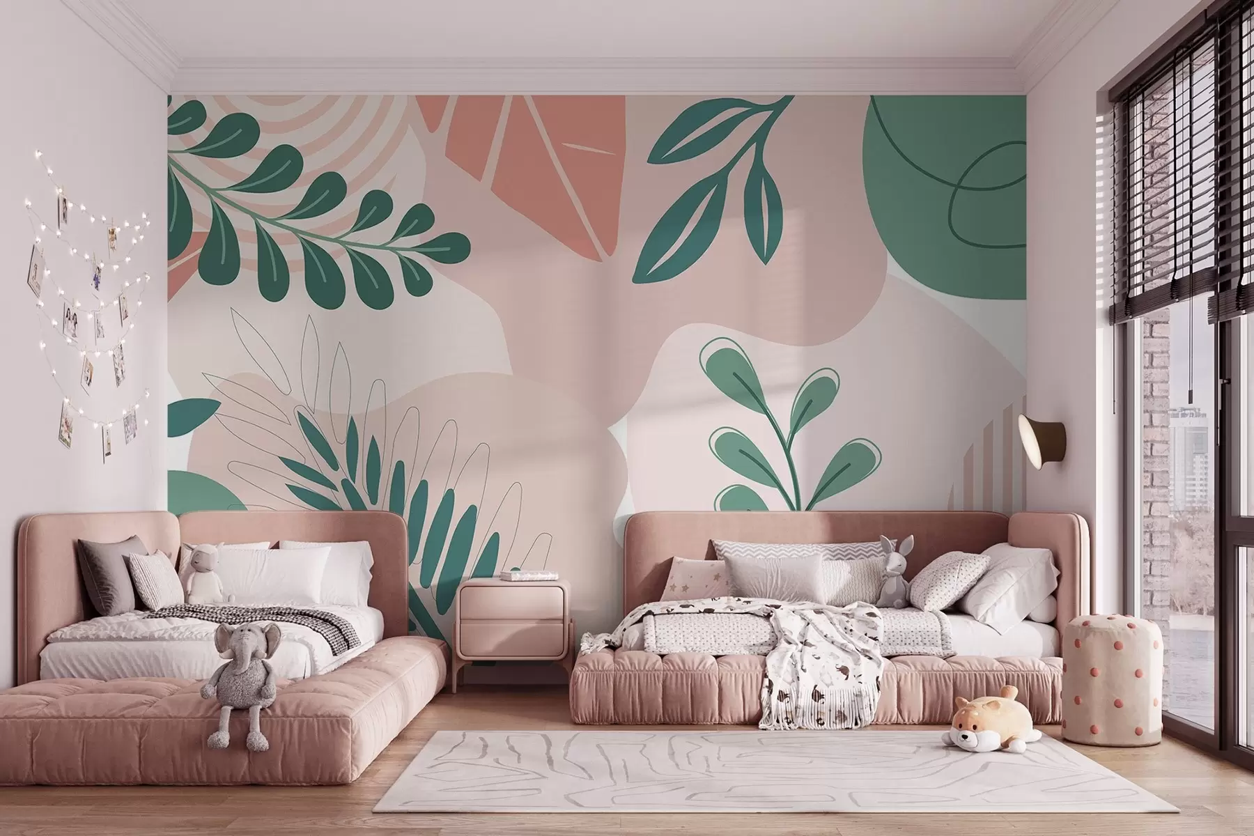 wall murals Апстракција, лишће w04366