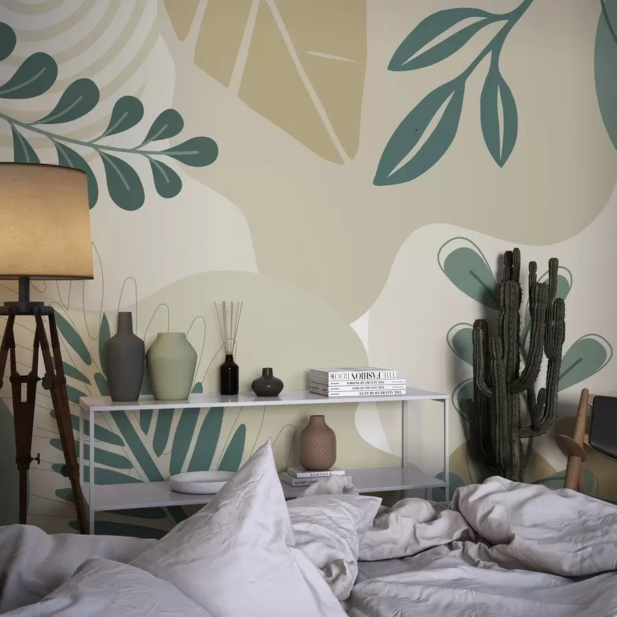 wall murals Апстракција, лишће w04366v2